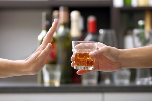 evitar o alcol como forma de previr a prostatite